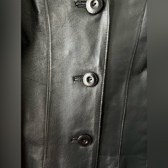East 5th Genuine Leather Black Size 3X Jacket - Picture 3 of 12